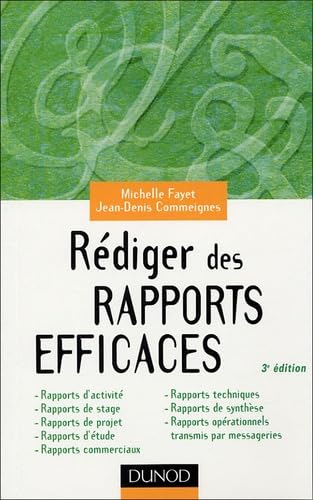 9782100492220: Rdiger des rapports efficaces