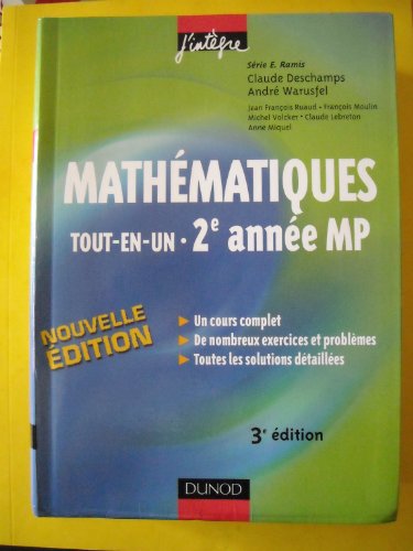 Stock image for Mathmatiques 2e anne MP : Tout-en-un, Cours et exercices corrigs for sale by Ammareal