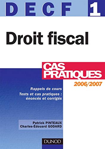 Beispielbild fr Droit fiscal DECF 1 : Cas pratiques zum Verkauf von Ammareal