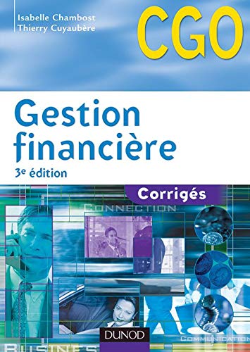 Beispielbild fr Gestion financire : Corrigs zum Verkauf von Ammareal