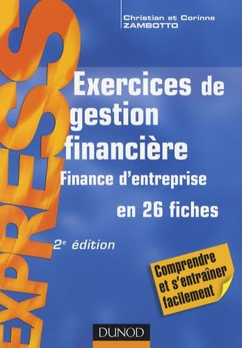 9782100507894: Exercices de gestion financire: Finance d'entreprise