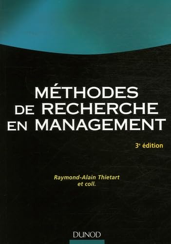 Stock image for Mthodes de recherche en management for sale by Ammareal