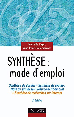 Stock image for Synthse : mode d'emploi for sale by Ammareal