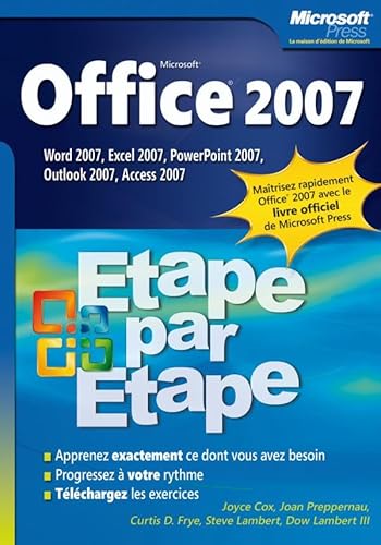 Stock image for Office 2007 - Etape par Etape Word 2007, Excel 2007, PowerPoint 2007, Outlook 2007, Access 2007 for sale by Ammareal