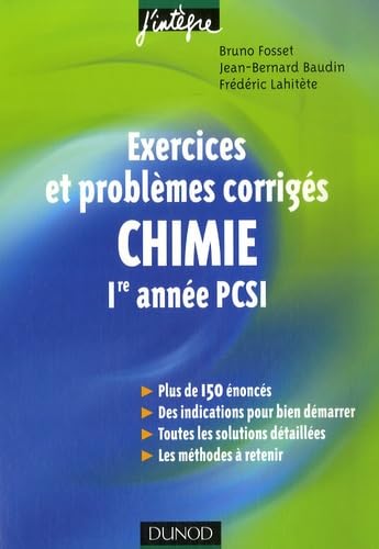 Stock image for Chimie, 1re anne PCSI for sale by Chapitre.com : livres et presse ancienne