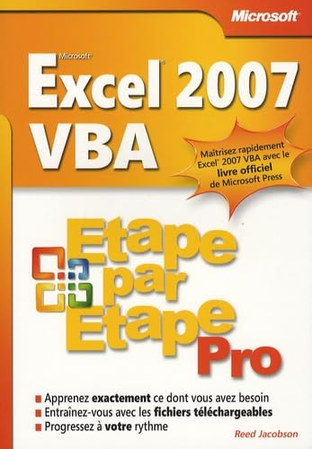 Beispielbild fr Excel 2007 VBA - Livre+complments en ligne zum Verkauf von Ammareal