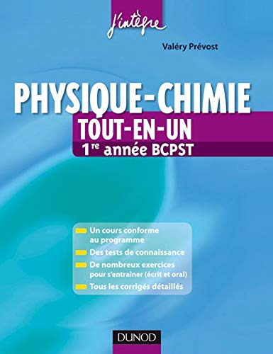 Beispielbild fr Physique-chimie : Tout-en-un - 1re anne BCPST zum Verkauf von Ammareal