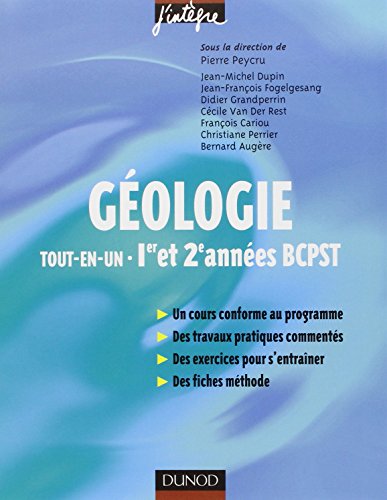 Beispielbild fr Gologie : Tout-en-un, 1e et 2e annes BCPST zum Verkauf von medimops