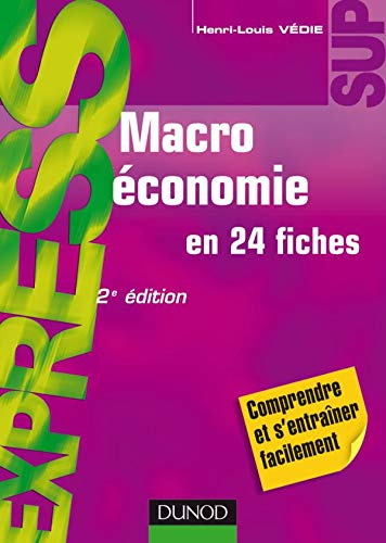 Stock image for Macroconomie - en 24 fiches for sale by Ammareal