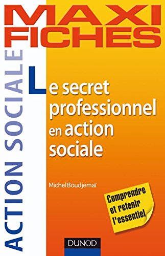 Stock image for Le secret professionnel en action sociale for sale by medimops