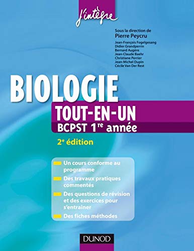 Beispielbild fr Biologie Tout-en-un BCPST 1re anne zum Verkauf von Ammareal