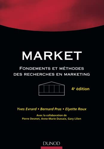 Beispielbild fr Market : Fondements et mthodes des recherches en marketing zum Verkauf von Ammareal