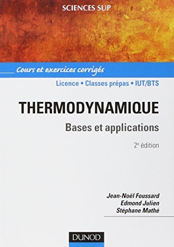 Beispielbild fr Thermodynamique : Bases et applications zum Verkauf von Ammareal