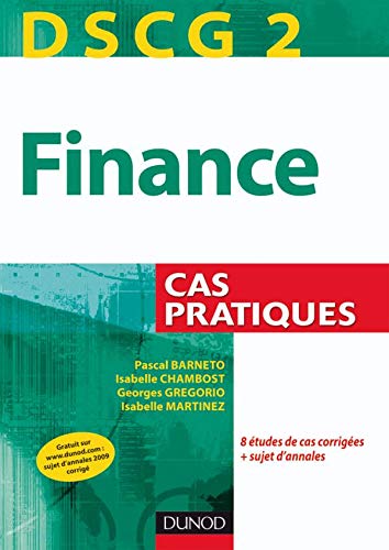 Imagen de archivo de Finance, DSCG 2 : Cas pratiques a la venta por Ammareal