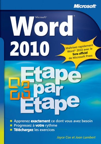 Stock image for Word 2010 - tape par tape: tape par tape for sale by Ammareal