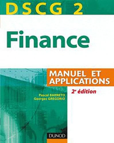 Stock image for Finance : DSCG 2 : manuels et applications for sale by LeLivreVert