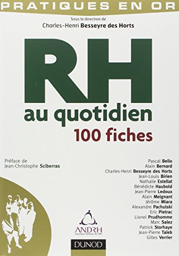 Beispielbild fr RH au quotidien - 100 fiches zum Verkauf von Ammareal