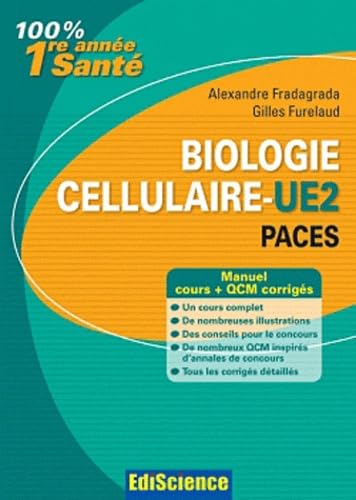 Beispielbild fr Biologie cellulaire-UE2 - PACES - Manuel, cours + QCM corrigs: Manuel, cours + QCM corrigs zum Verkauf von Ammareal