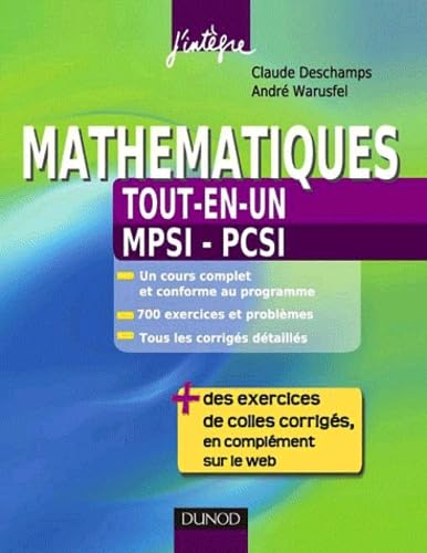 Stock image for Mathmatiques tout-en-un MPSI-PCSI - 2me dition - Le cours de rfrence for sale by Ammareal