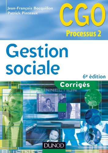 Beispielbild fr Gestion sociale - 6e dition - Corrigs: Corrigs zum Verkauf von Ammareal