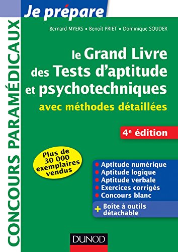 Beispielbild fr Le grand livre des tests d'aptitude et psychotechniques - 4e ed - avec mthodes dtailles zum Verkauf von Ammareal