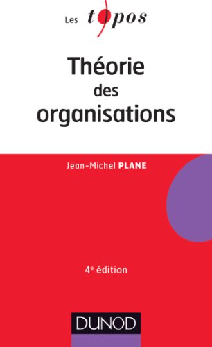 Stock image for Th�orie des organisations - 4�me �dition for sale by medimops