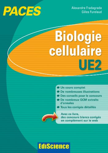 Beispielbild fr Biologie cellulaire-UE2 PACES: Manuel, cours + QCM corrigs zum Verkauf von Ammareal