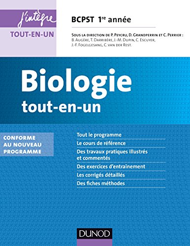 Beispielbild fr Biologie tout-en-un BCPST 1re anne - 3e d. - Conforme au nouveau programme: Conforme au nouveau programme zum Verkauf von Ammareal