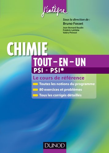 Stock image for Chimie tout-en-un PSI-PSI* for sale by Ammareal