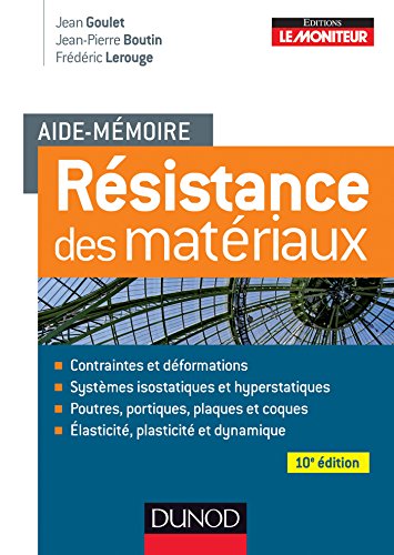 Beispielbild fr Aide-mmoire - Rsistance des matriaux - 10e d. zum Verkauf von Ammareal