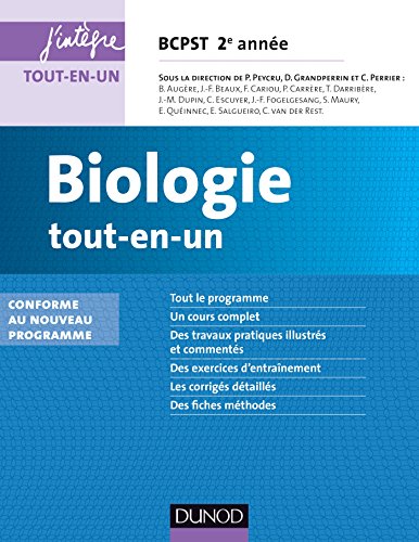 Beispielbild fr Biologie tout-en-un BCPST 2e anne - 3e d. - nouveau programme 2014: nouveau programme 2014 zum Verkauf von Ammareal