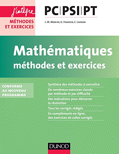 Stock image for Mathmatiques PC-PSI-PT : Mthodes et exercices for sale by medimops
