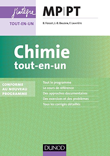 Beispielbild fr Chimie tout-en-un MP-PT - nouveau programme 2014 zum Verkauf von Ammareal