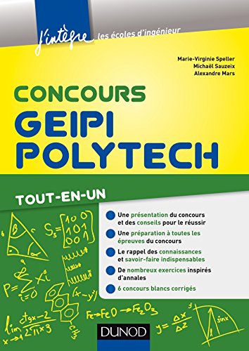 9782100720347: Concours Geipi Polytech - Tout-en-un: Tout-en-un