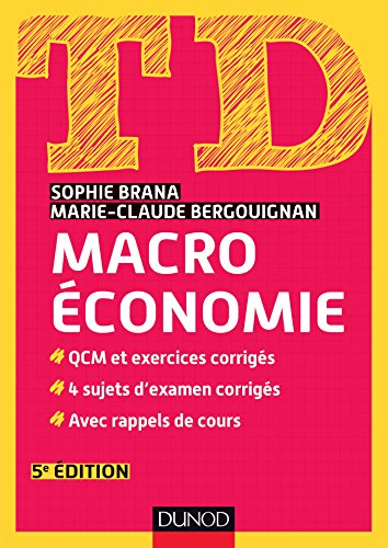 Imagen de archivo de TD Macroconomie - 5e dition a la venta por LeLivreVert