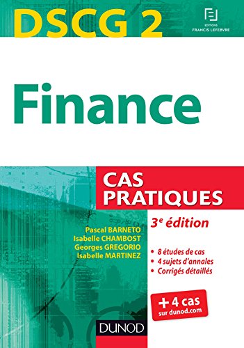 Immagine dell'editore per DSCG 2 - Finance - 3e dition - Cas pratiques venduto da Ammareal