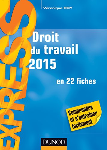 Stock image for Droit du travail 2015-19e d. - en 22 fiches for sale by Ammareal