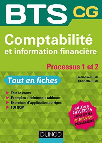 Stock image for Comptabilit et information financire BTS CG : Processus 1 et 2 for sale by medimops