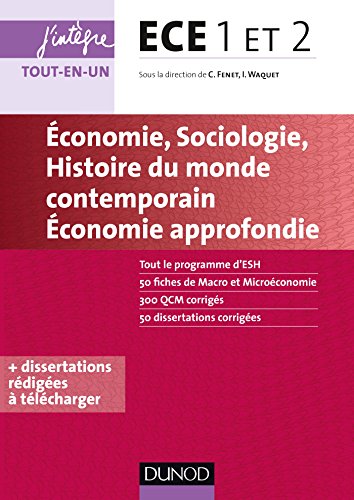 Beispielbild fr ECE 1 ET 2 - Economie, Sociologie, Histoire du monde contemporain, Economie approfondie zum Verkauf von medimops