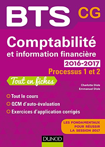 Stock image for Comptabilit et information financire BTS CG Processus 1 et 2 for sale by Ammareal