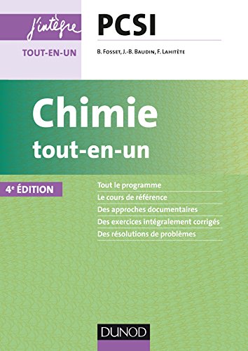 Stock image for Chimie Tout-en-un, Pcsi for sale by RECYCLIVRE