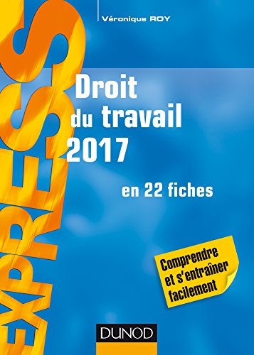 Stock image for Droit du travail 2017 - 21e d. - en 22 fiches for sale by Ammareal