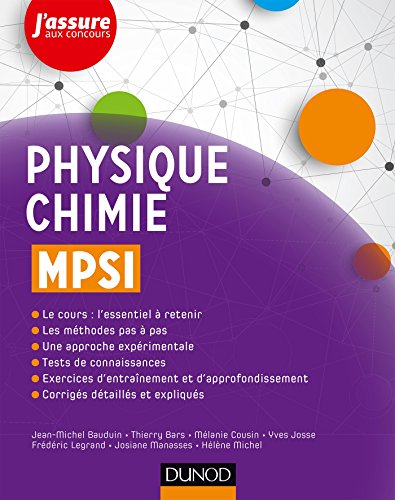 Immagine stock per Physique-chimie MPSI
