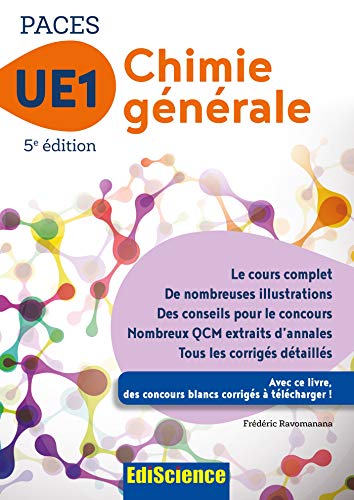 9782100763320: PACES UE1 Chimie gnrale - 5e d.