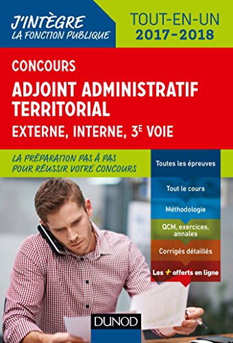 Beispielbild fr Concours Adjoint administratif territorial 2017/2018 - 3e d. - Tout-en-un zum Verkauf von Ammareal