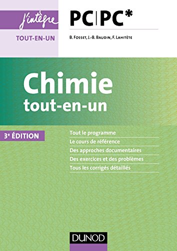 Stock image for Chimie tout-en-un PC-PC* - 3e d. for sale by Ammareal