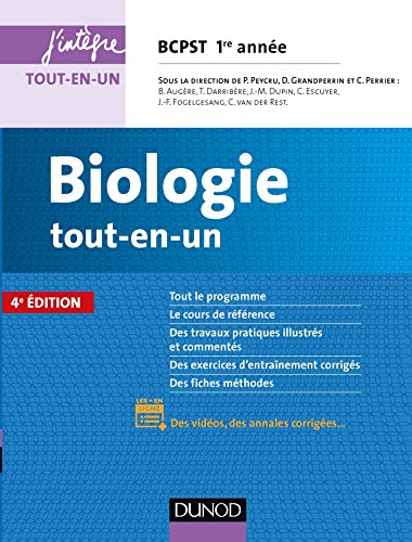 Stock image for Biologie Tout-en-un Bcpst 1re Anne for sale by RECYCLIVRE