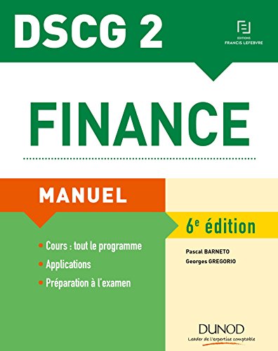 Stock image for DSCG 2 - Finance - 6e d. - Manuel for sale by Ammareal