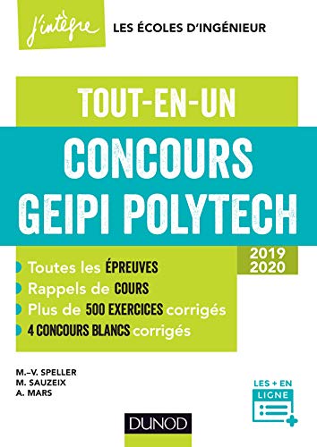 Beispielbild fr Concours Geipi Polytech - Tout-en-un 2019-2020 zum Verkauf von Ammareal