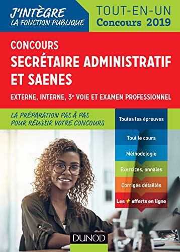 Stock image for Concours Secrtaire administratif et SAENES - Tout-en-un - Concours 2019: Tout-en-un - Concours 2019 (2019) for sale by Ammareal
